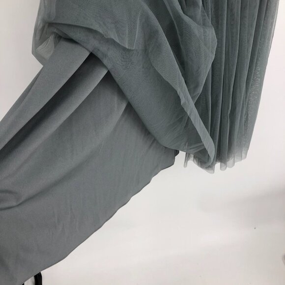 Needle & Thread Blue tinted Grey Coppelia Embellished Ballet Tulle Midi Dress 2 - Picture 10 of 16